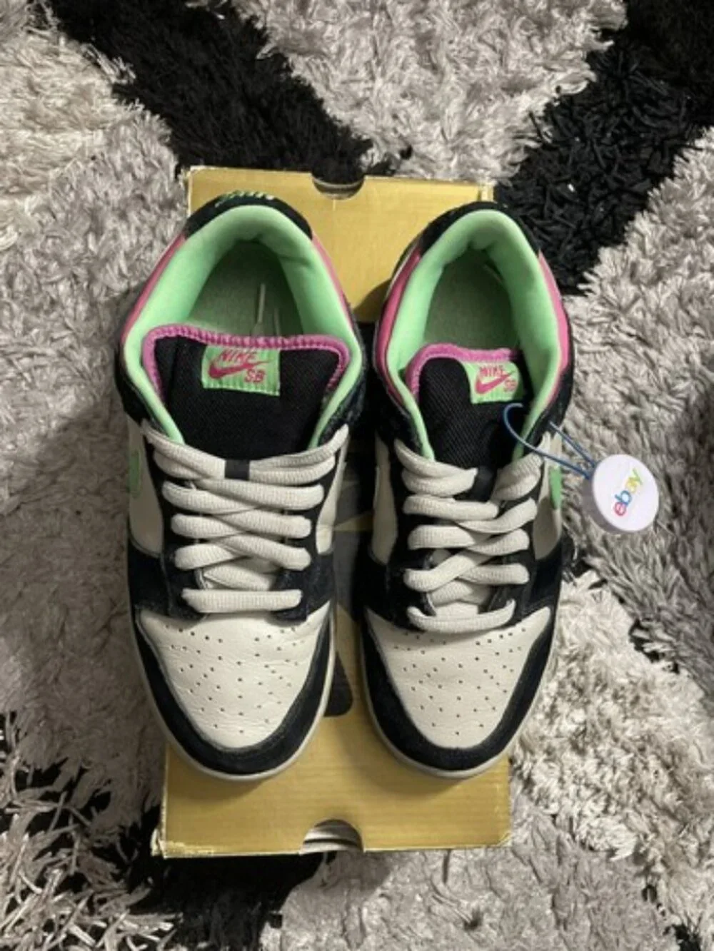Nike SB Dunk Low Pro Poison Gold Box 304292-033 Men's Size 8